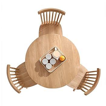 MU RONG 木製円形テーブル 60cm MU RONG 木製円形テーブル 60cm MU RONG ダイニングテーブル 丸