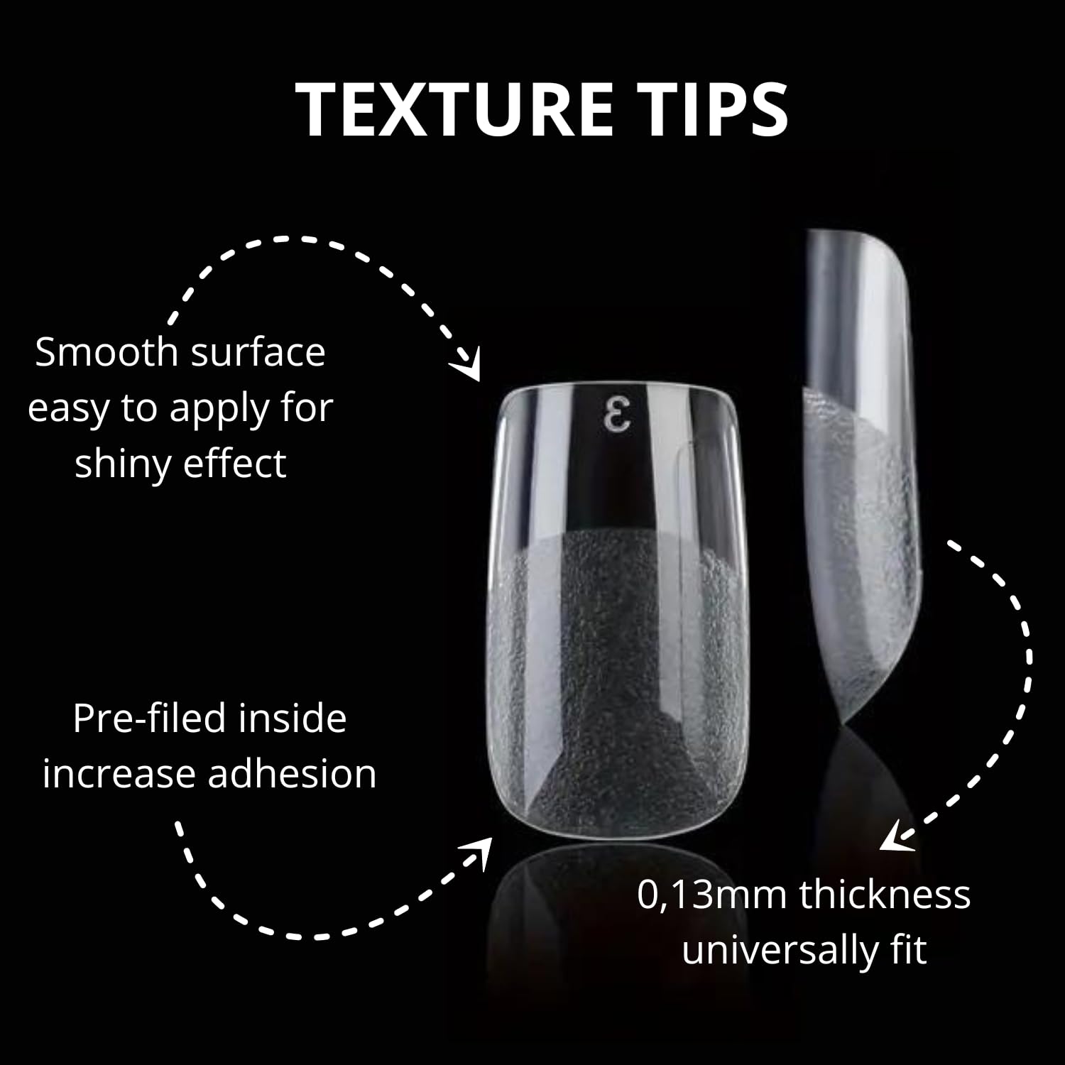 120 sztuk Tipsy Flexible Elastyczne Ultra Cienkie Flex Square Clear Bezbarwne Nail Tips do przedłużania paznokci