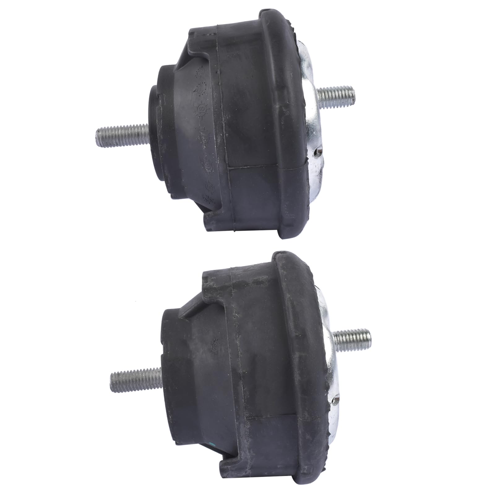 Bisenya 2x Delantero izquierdo+derecho Soporte motor Compatible con Serie 3 E46 316i 318d 320d Z4 Cabr-iolet Com-pact Cou-pe 22116779971