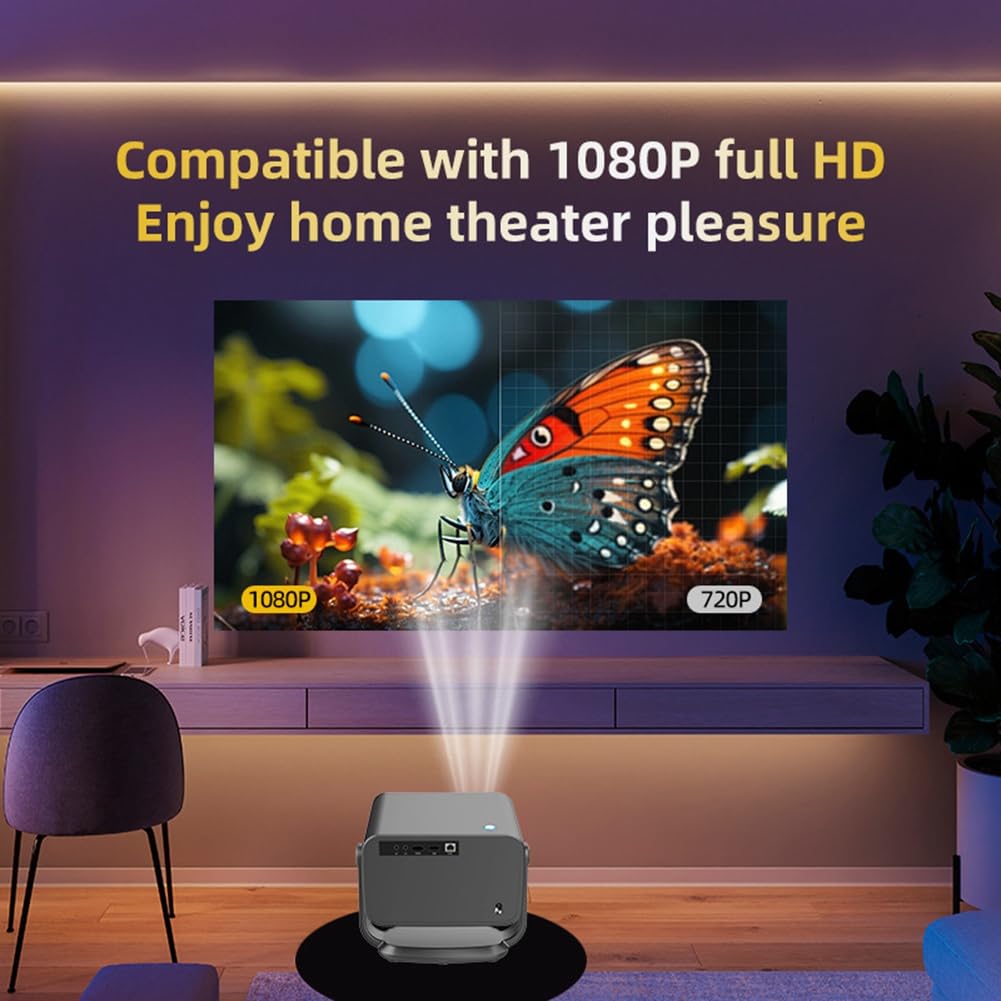 WiFi6 P20 PRO 4K Proiettore LED Android 13.0 Focus Full HD 1080p per Breamer Home Theater Proyector Plug