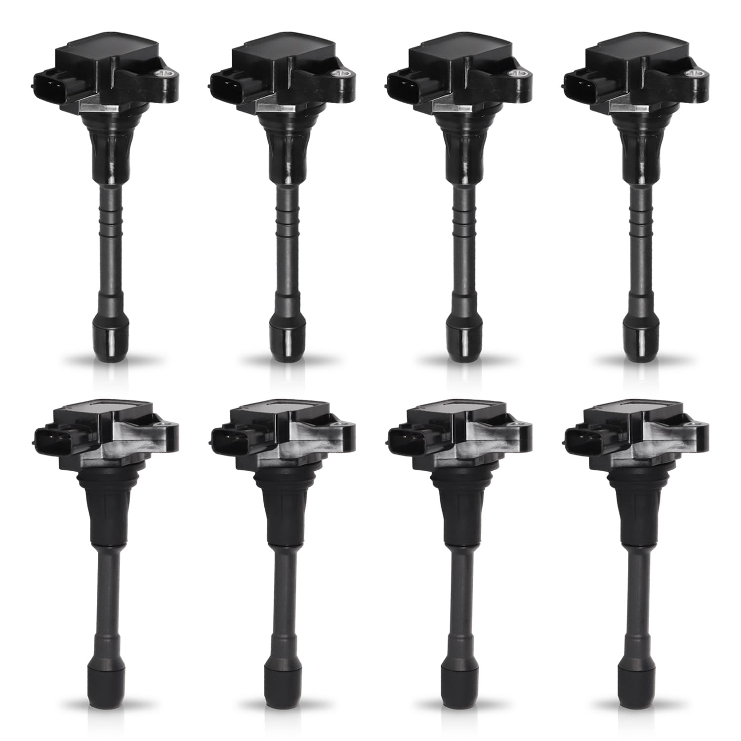 ENA Set of 8 Front and Rear Ignition Coil Pack Compatible with Nissan Infiniti 2011 2012 2013 QX56, 2014-2023 QX80, 2017-2023 Armada 5.6L V8 Coils
