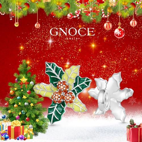 Image of GNOCE Christmas Charm Silver Plated & Sterling Silver Bracelet Gift
