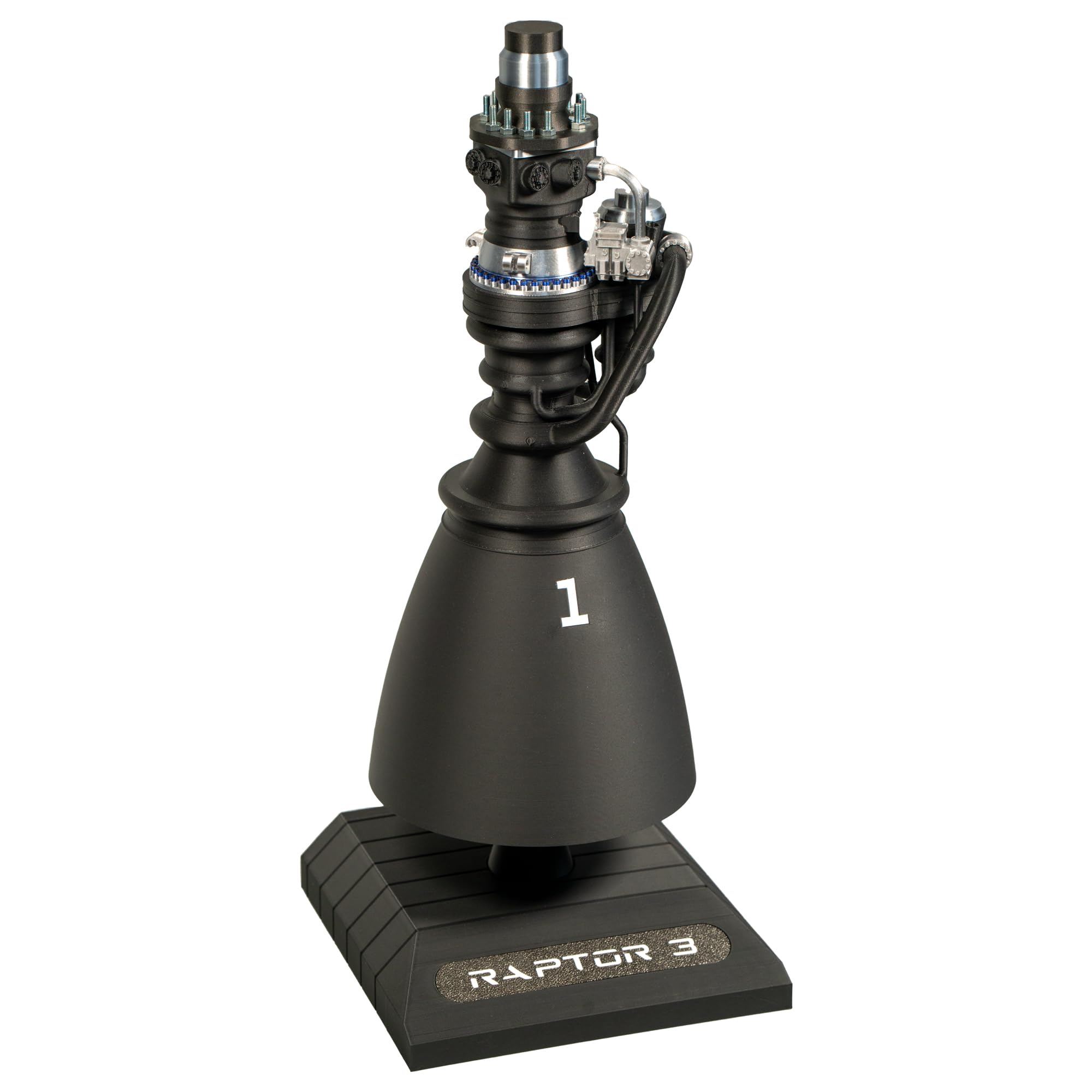Amazon.co.jp: SPACELAB - Raptor 3 エンジンモデル スタンド付き - 1