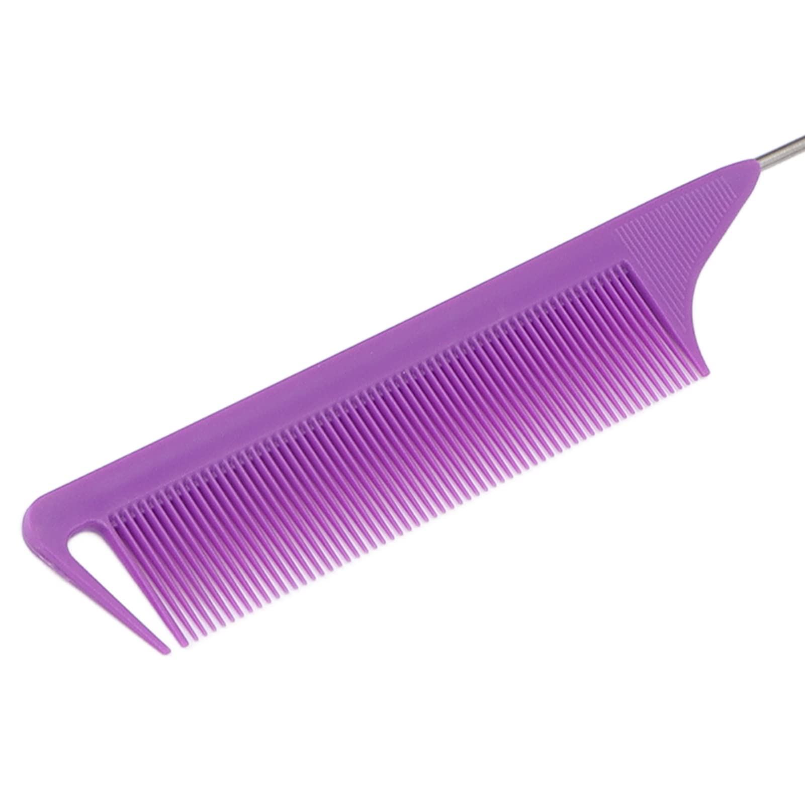 Jiawu 3 Pezzi Set di Pettini Barbiere con Pettine a Coda di Ratto Spazzola per Tinture per Capelli Pettine per Styling a Olio Strumento per Colorare i Capelli ABS estremità Appuntita in Acciaio