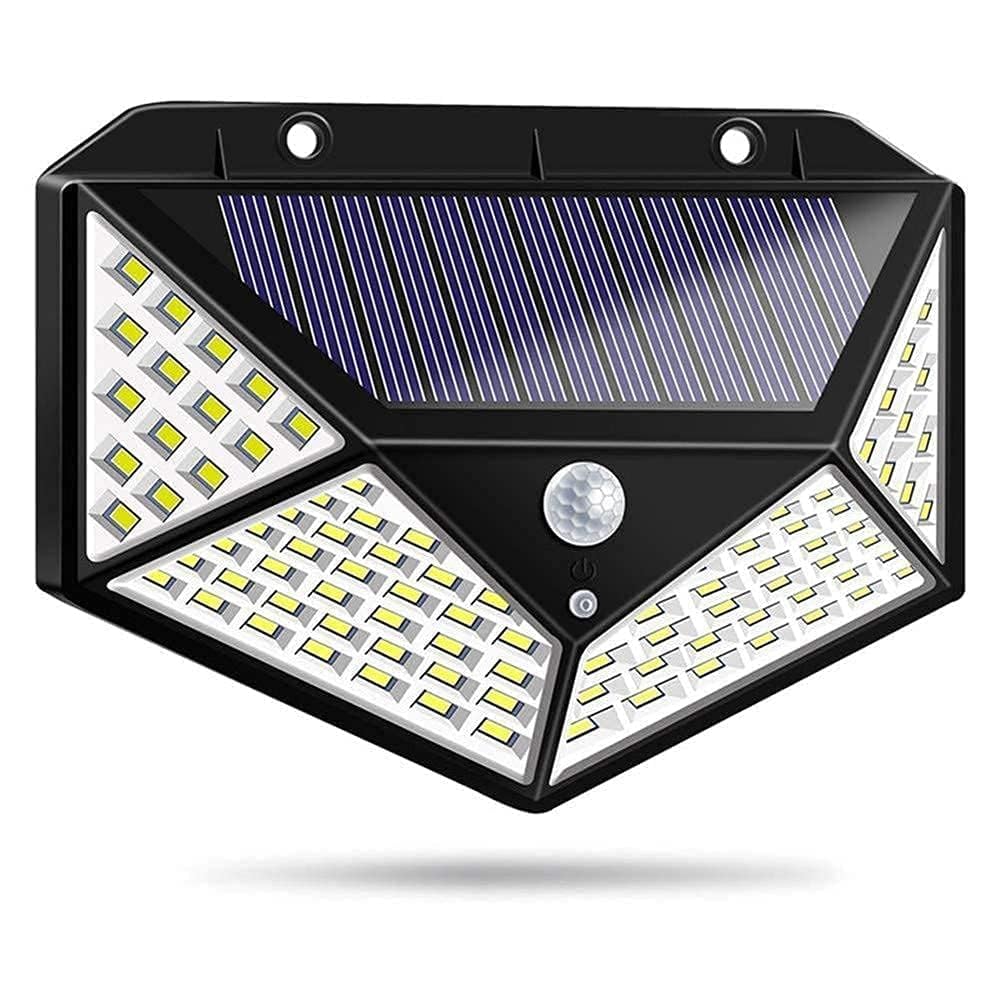 Drumstone (𝐄𝐱𝐥𝐮𝐬𝐢𝐯𝐞 𝟐𝟎 𝐘𝐞𝐚𝐫𝐬 𝐰𝐚𝐫𝐫𝐚𝐧𝐭𝐲 One Hundred LED Solar Wall Light Outdoor Security Motion Sensor Lamp Wide Angle Wireless Waterproof Lighting for Garden Pathways Home-image-27