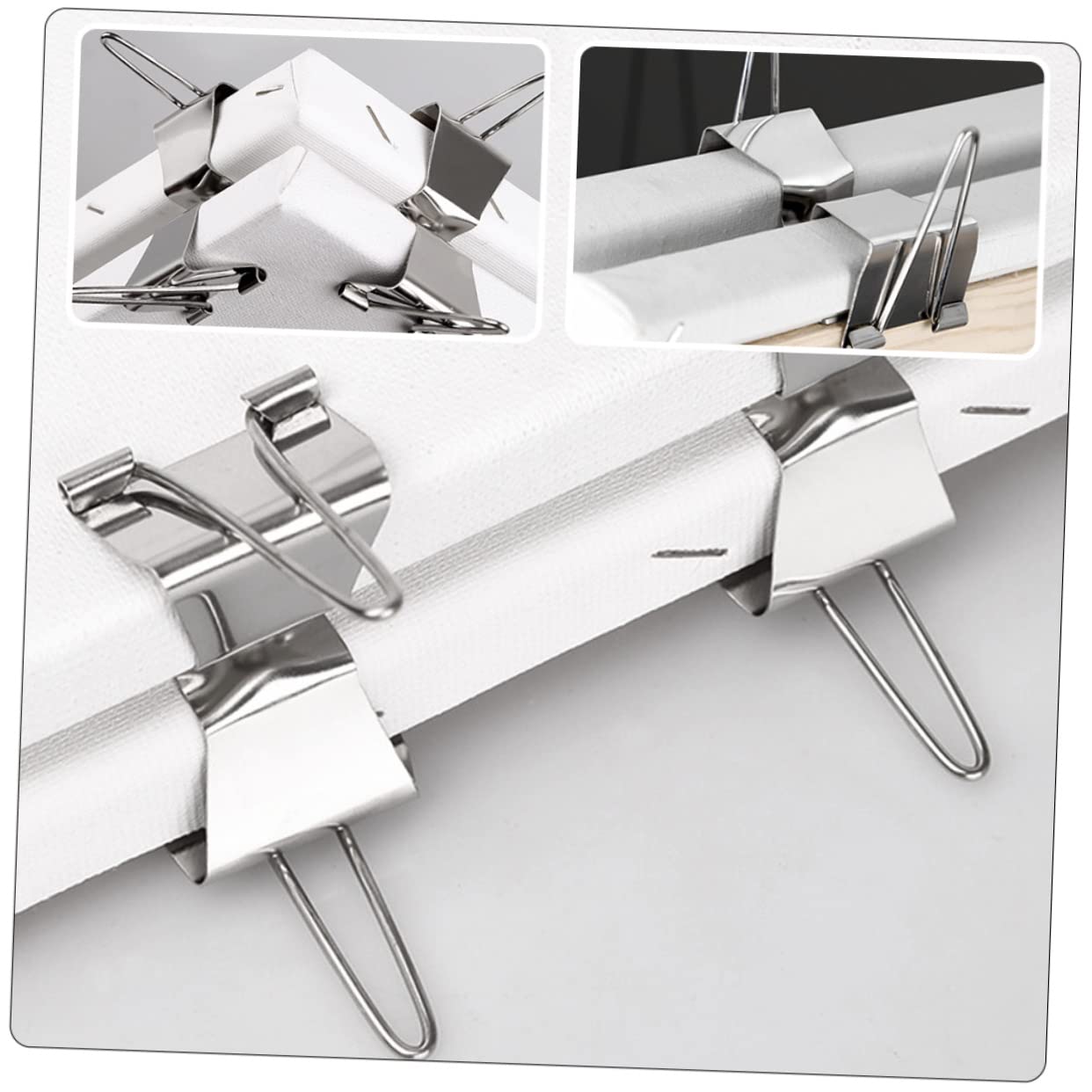 Beatifufu 10pcs Wet Canvas Clips Oil Painting Separating Clip Canvas Frame Separating Art Frame Holder