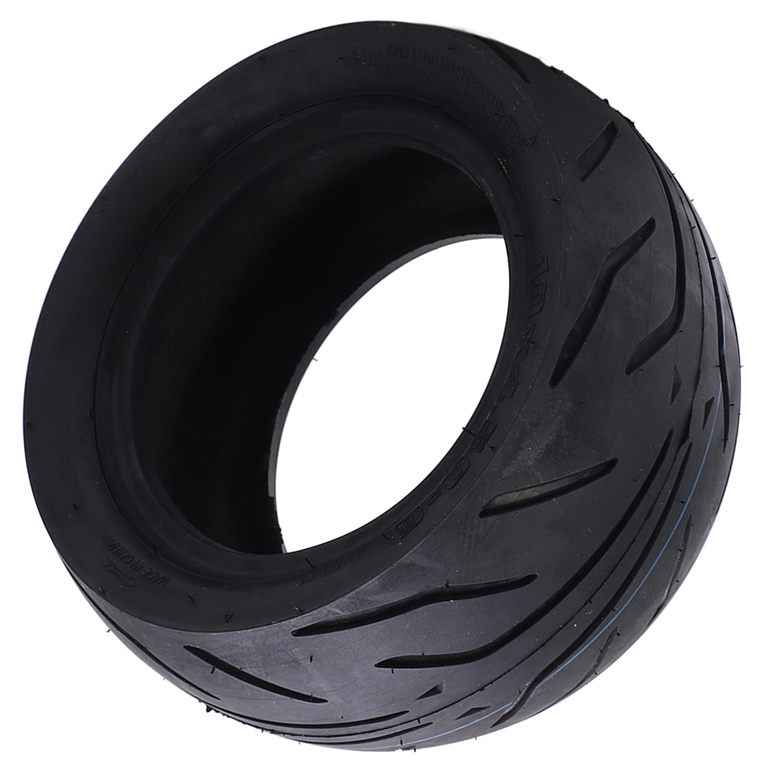 Neumático sin Cámara para Patinete Eléctrico, Seguro Resistente Neumático 10 Pulgadas Goma 10x4,50 for Niños Adultos Viajes Cortos Desplazamientos Urbanos