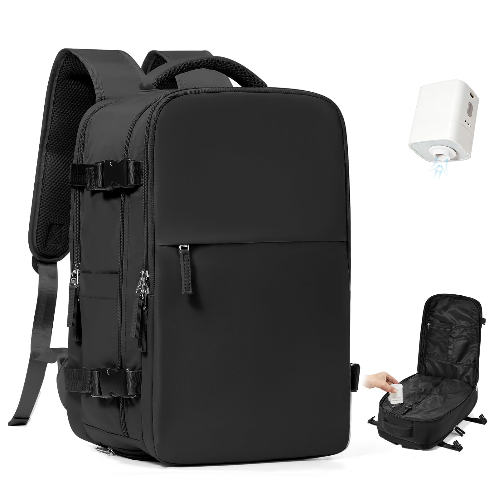 SZSYCN Mochila Viaje Cabina Avion 40x30x20 Ryanair Wizzair Maletas de Viaje Mujer Mochilas Viaje 40×20×25 Ryanair para Mujer Equipaje de Mano 45x36x20 Easyjet Maletas para Portatil Hombre — view 26