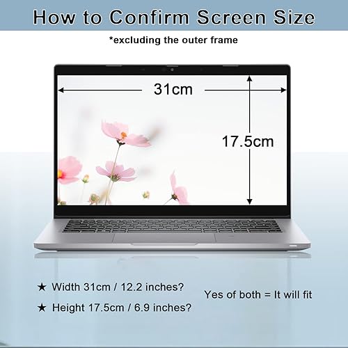 Miniatura 6 de IPROKKO Pantalla de privacidad para portátil de 14 pulgadas, aspecto 169, compatible con HP, Dell, Acer, Asus, Samsung, Lenovo Yoga y más, bloque de