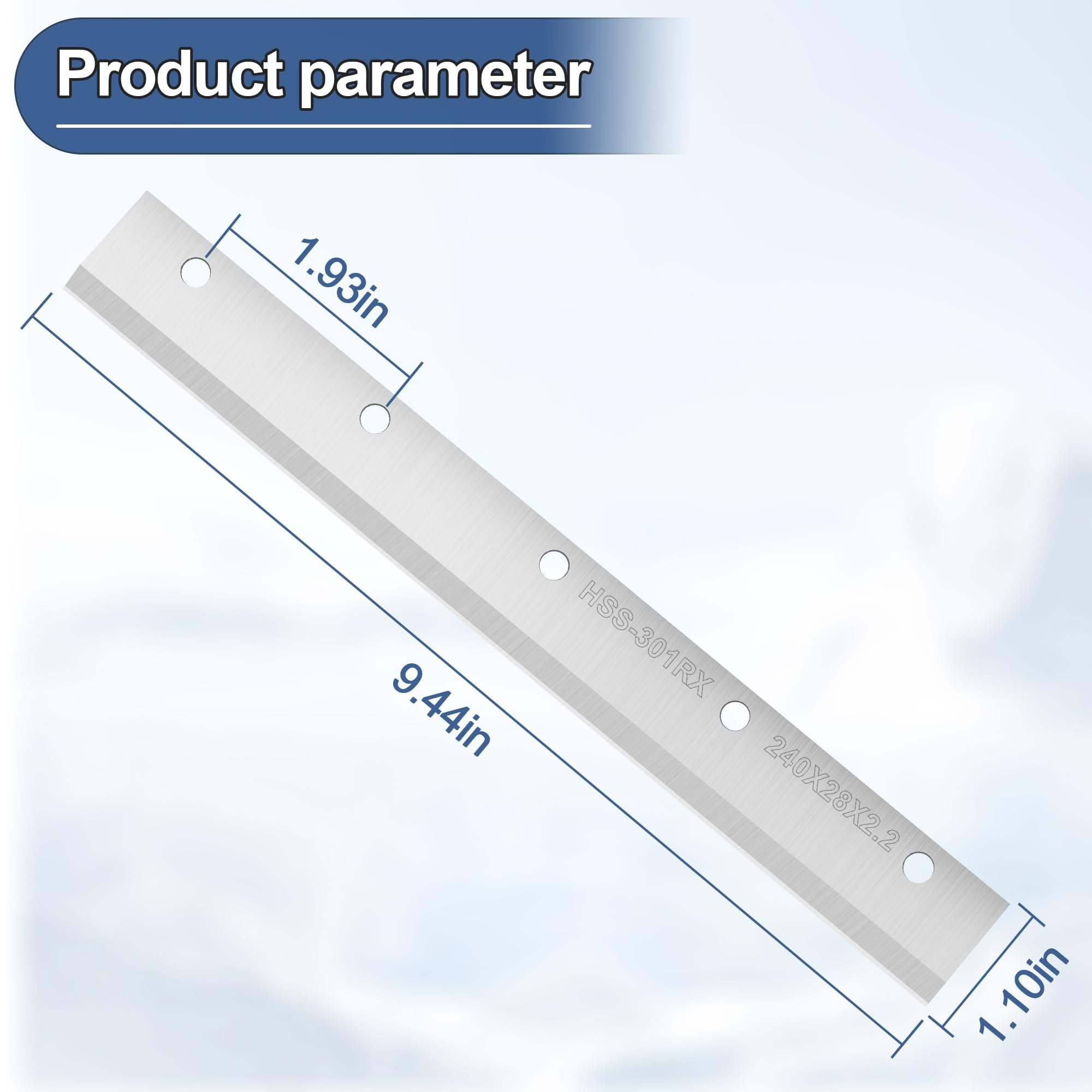 2100006 Ersatzklinge für Laminatböden, 22,9 cm