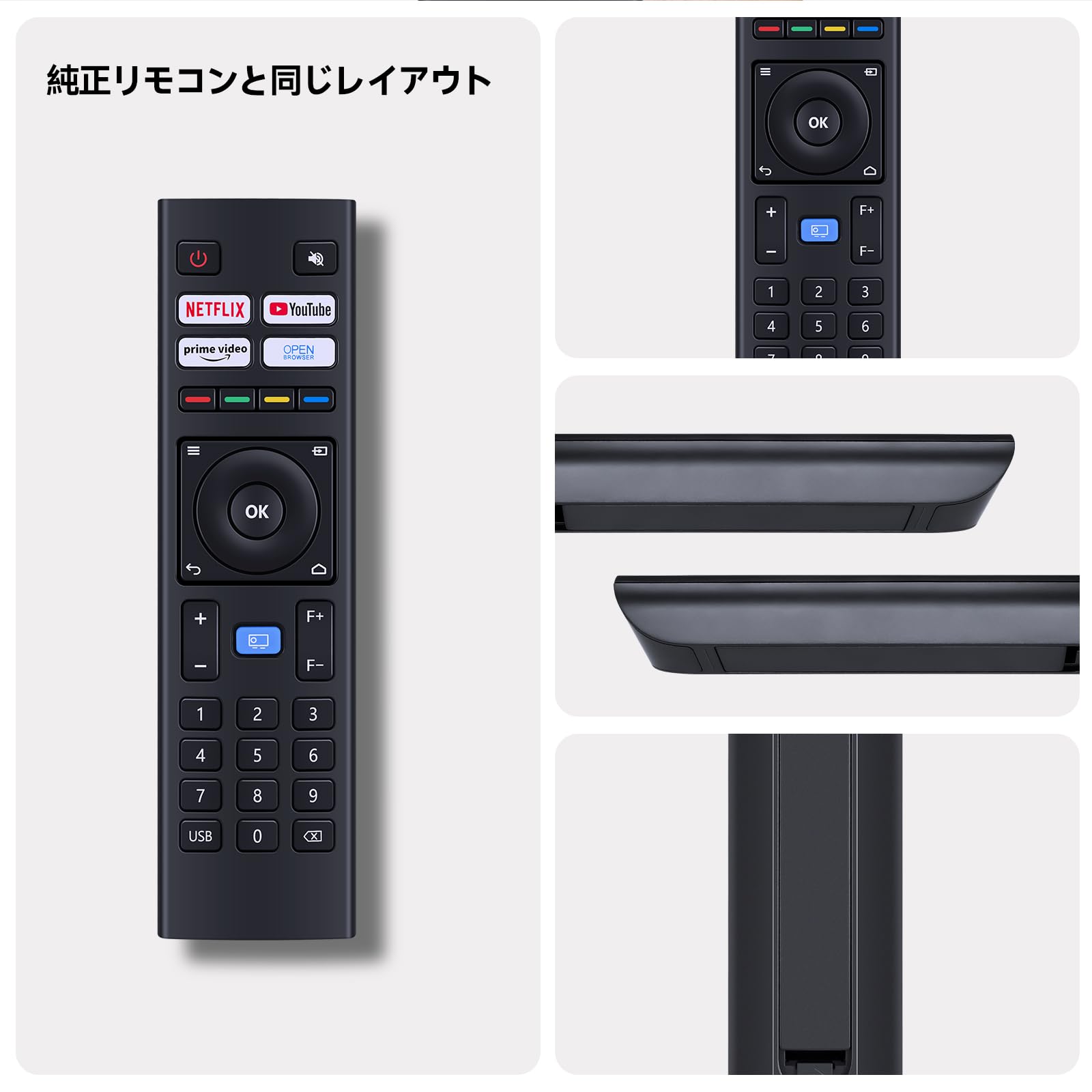 Amazon | プロジェクターリモコン for WiMiUS K9リモコン 互換品