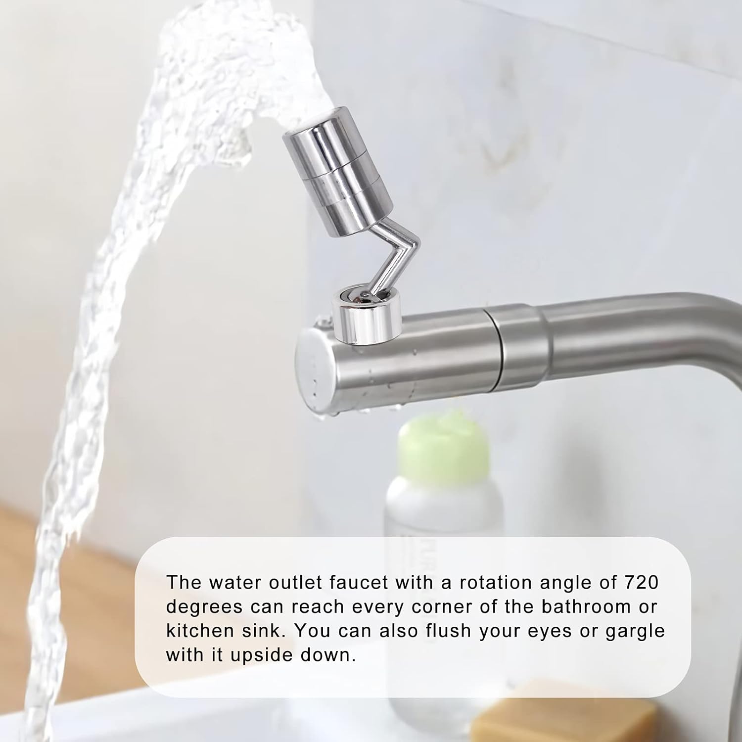 Buy 2 Pcs Universal Splash Filter Faucet 720 Degree Rotatable Sink Faucet Aerator Faucet Adapter For Kitchen Bathroom Online In Germany B08tqvt23y