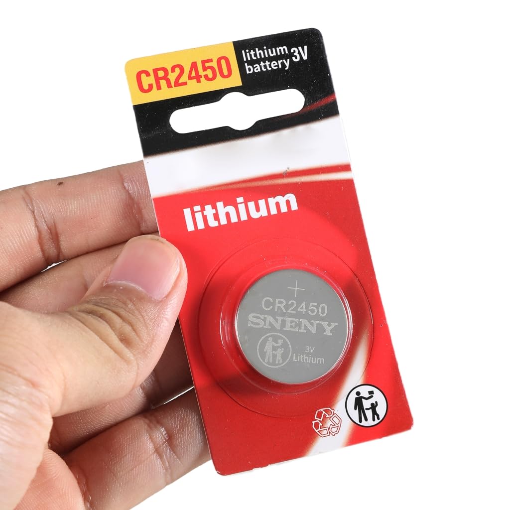 CR2450 - Pilas de botón de repuesto para pilas de botón de litio de 3 V