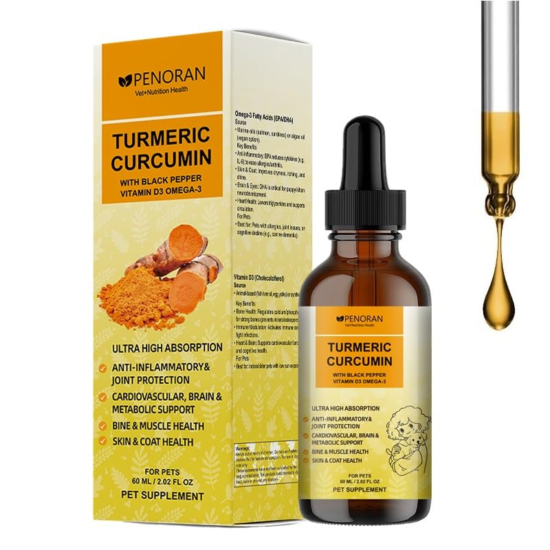 Turmeric Curcumin for Dogs & Senior/Working Dog, for Anti-inflamm...