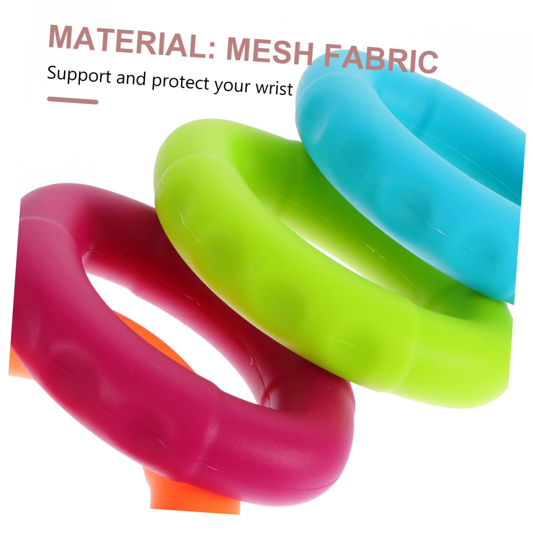 Yardwe 4pezzi Anelli Massaggiante in Silicone Per Rafforzare La Presa Delle Mani Attrezzi Per Esercizi Delle Dita e Dispositivi Per Riabilitazione Delle Mani