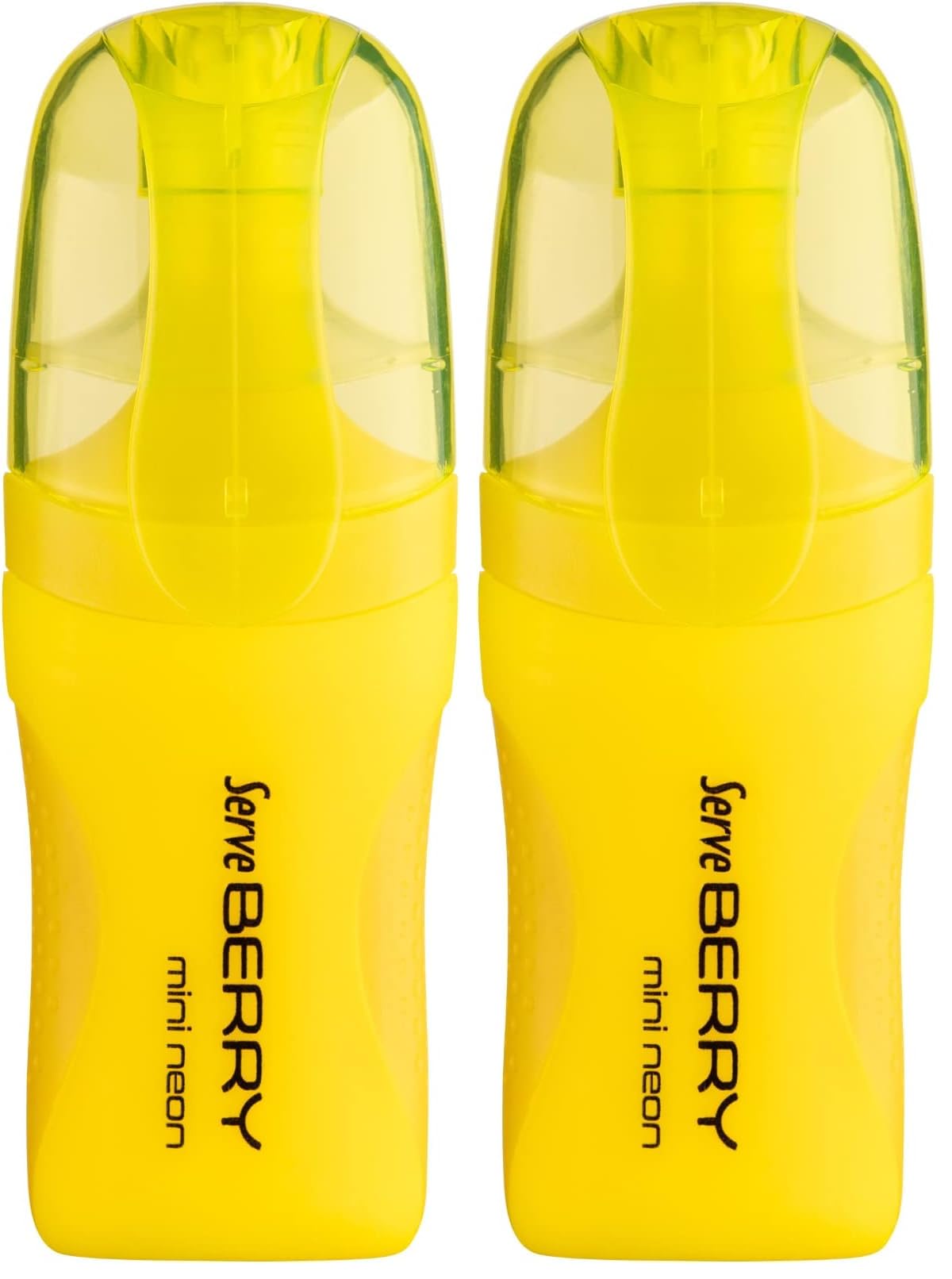 Serve Berry Mini Fosforlu Kalem Sarı (2 paketi)
