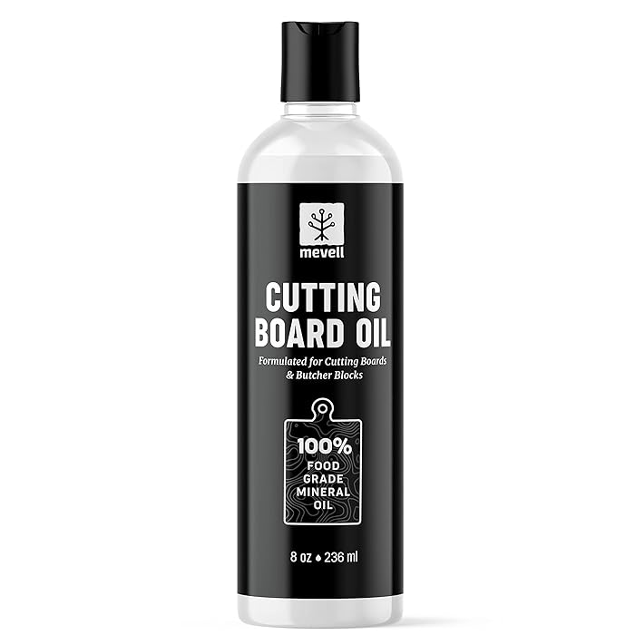 Buy Food Grade Mineral Oil for Cutting Boards (8 Oz) Butcher Blocks and