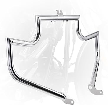 Engine Guard Crash Bar Highway Bar for Harley Davidson Softail FL Deluxe Fat Boy Slim Heritage Springer Classic Cross Bones 2000-2017 Chrome