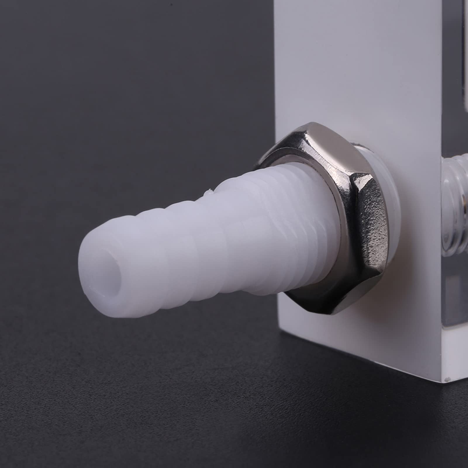 Luftdurchflussmesser, Durchflussmesser mit Regelventil, Bereich 1–10 L/min, Acryl-Gaszähler für Sauerstoff/Luft/Gas-Messung in Industriellen Umgebungen