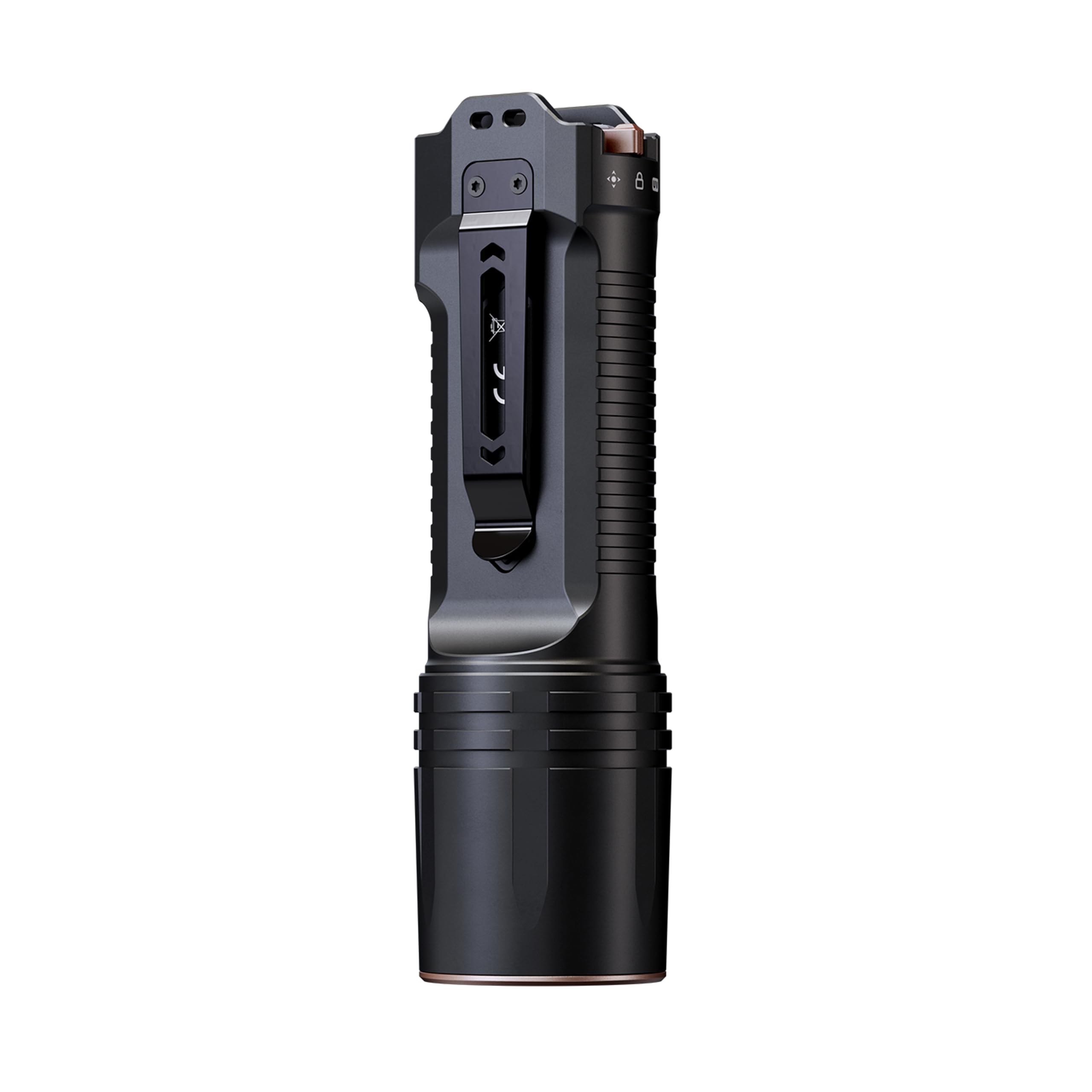 Fenix TK35R - Torcia ricaricabile per esterni e di sicurezza, 5800 lumen, 610 m, 105 ore massime, interruttore posteriore FlexiSensa, illuminazione UV a 2 livelli, copertura porta scorrevole, IP68