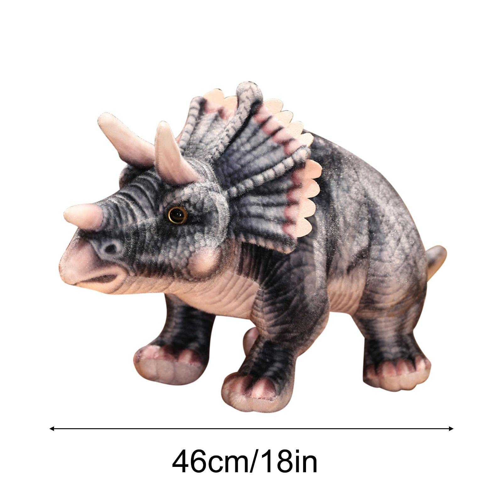 Amazon.co.jp: トリケラトプスのぬいぐるみ,かわいい恐竜のぬいぐるみ