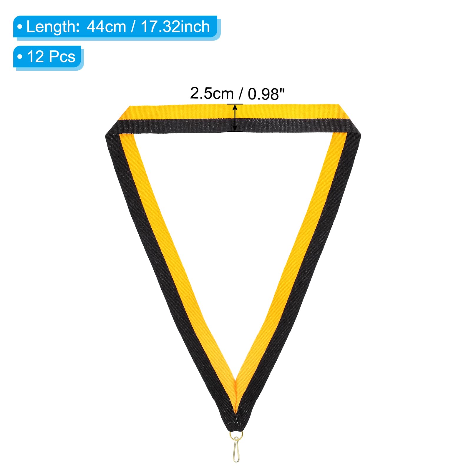 PATIKIL Award Neck Ribbons with Snap Clips - Image 2