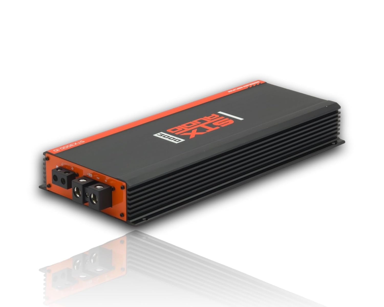 STX Audio STX3000.1D 3000-Watt Monoblock Class D Amplifier, 1 Ohm Stable, 2000W RMS, MOSFET Circuit Design, Low Pass Filter for Car Audio Systems
