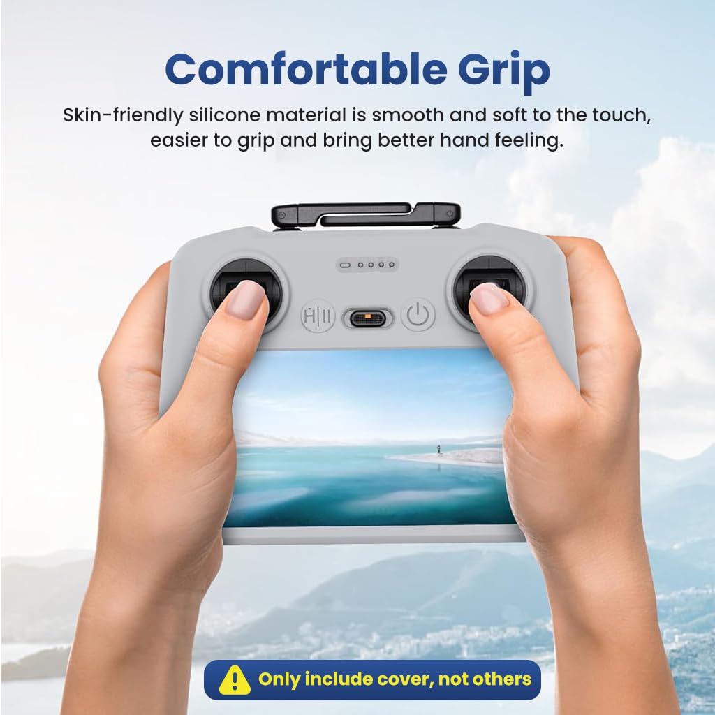 ZORBES Silicone Case for DJI Air 3 RC 2 Remote Controller, Protective Cover 3