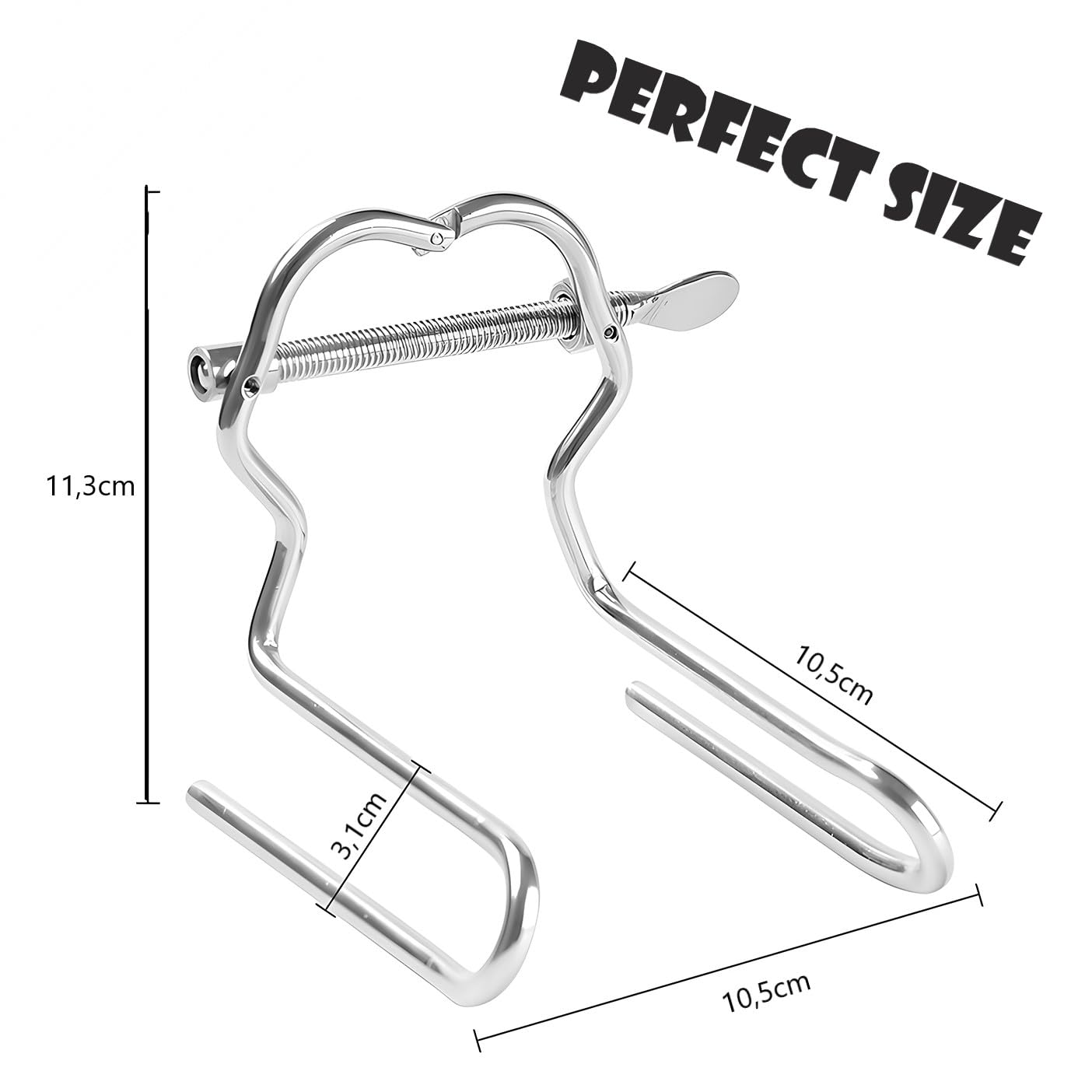Sex Toy Homme et les femmes 176g Dilatateur Anus XXL Longueur 10.5cm Dilatateur Vaginal Robuste dilatateurs vagin Vaginisme Facile vagininaux et Anal Sex Toys Homme FOPS I38