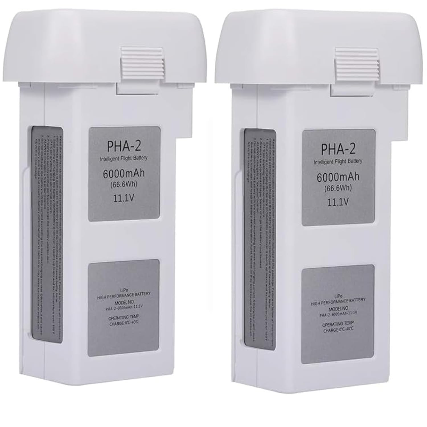 for DJI Phantom 2 Battery 6000mAh / 66.6 Wh / 11.1 V DJI Phantom 2 High Capacity Intelligent Flight Replacement Battery,for DJI Phantom 2 Drone Battery 31 Minutes(DJI Phantom 2,PH2 2PCS