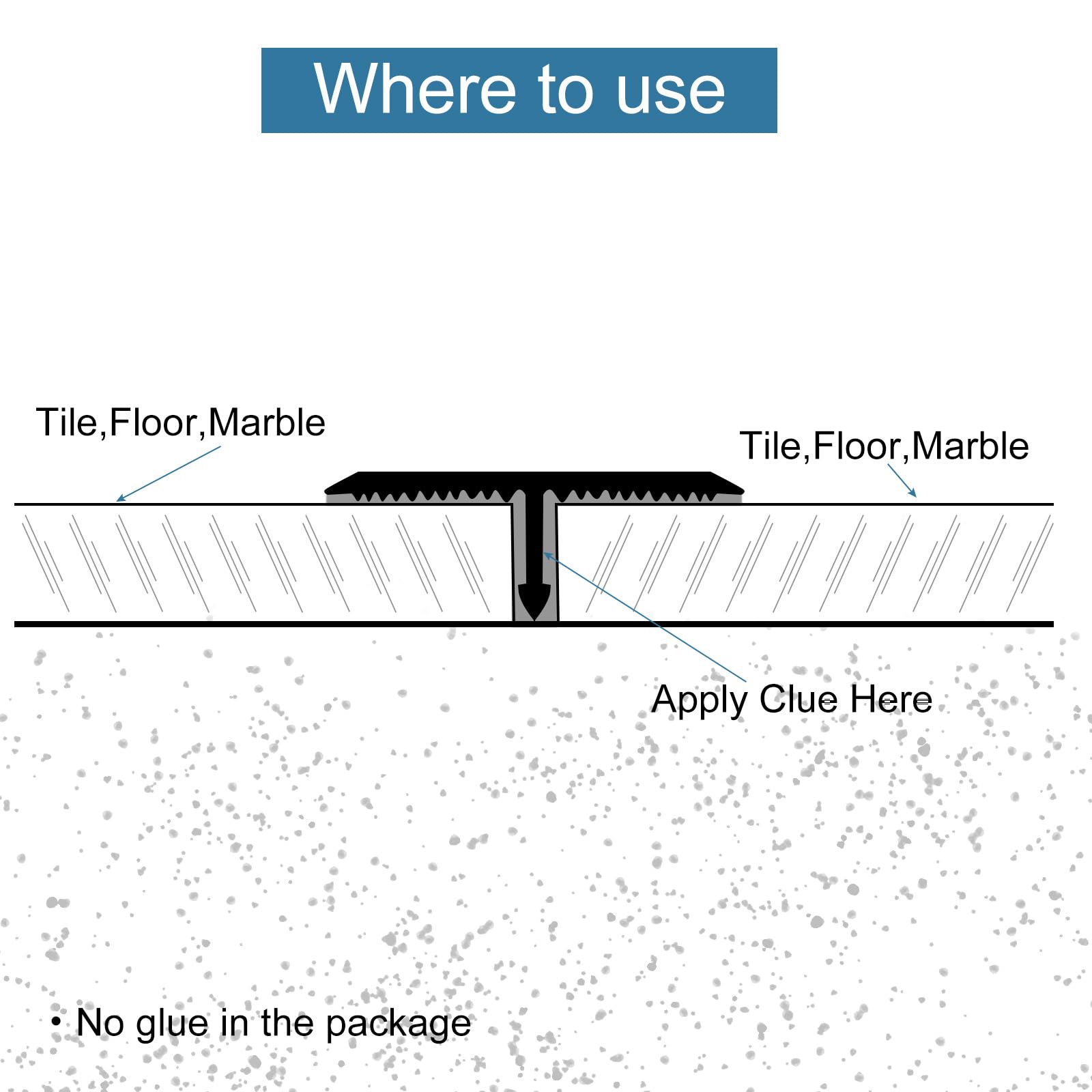 QUARKZMAN 3 Pz Moldura Transición Para Suelo Aluminio En Forma T, 0.8"x3 Pies Moldura Transición Para Puertas, Suelo Laminado, Unión Huecos Entre Tablillas Suelo Laminado, Color Dorado