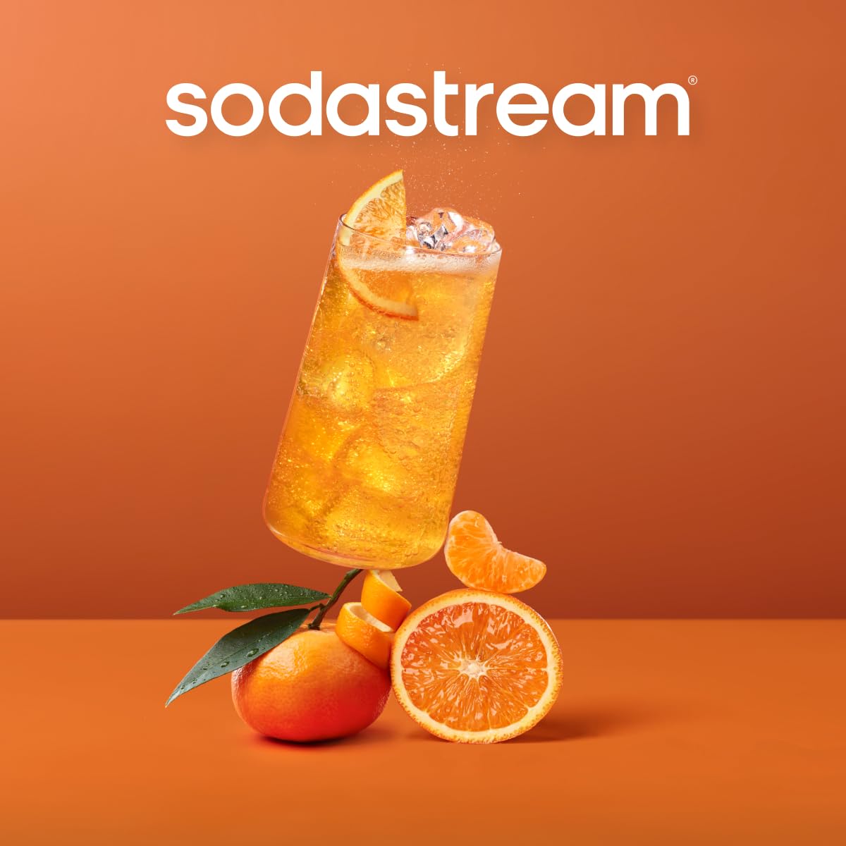 Sodastream drink mix Mirinda – Sirup für gesprudeltes & stilles Wasser, 4er Pack (4 x 440 ml), ergibt bis zu 9L Fertiggetränk