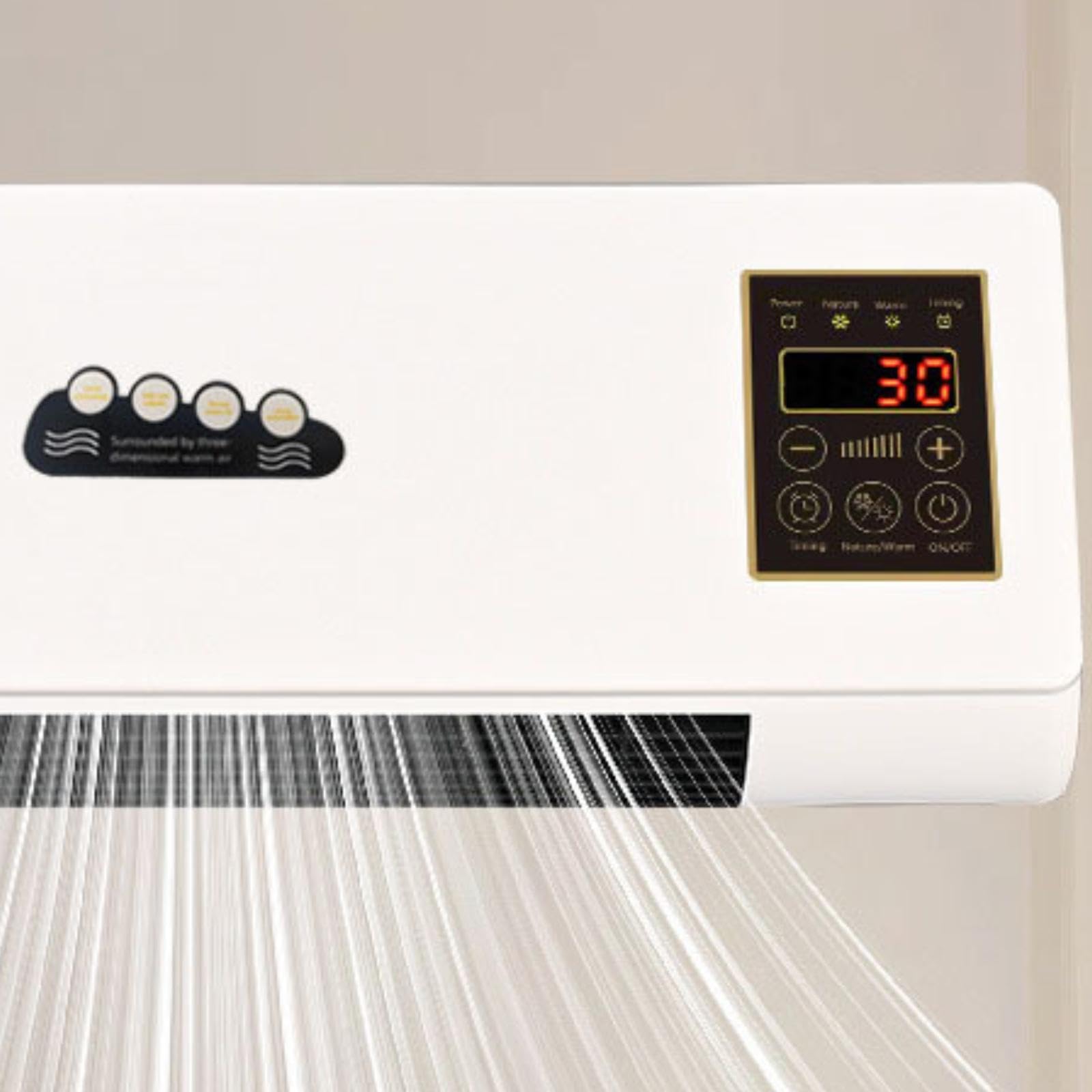Calefactor eléctrico de Pared, Calentador, Acondicionado frío/para el hogar.