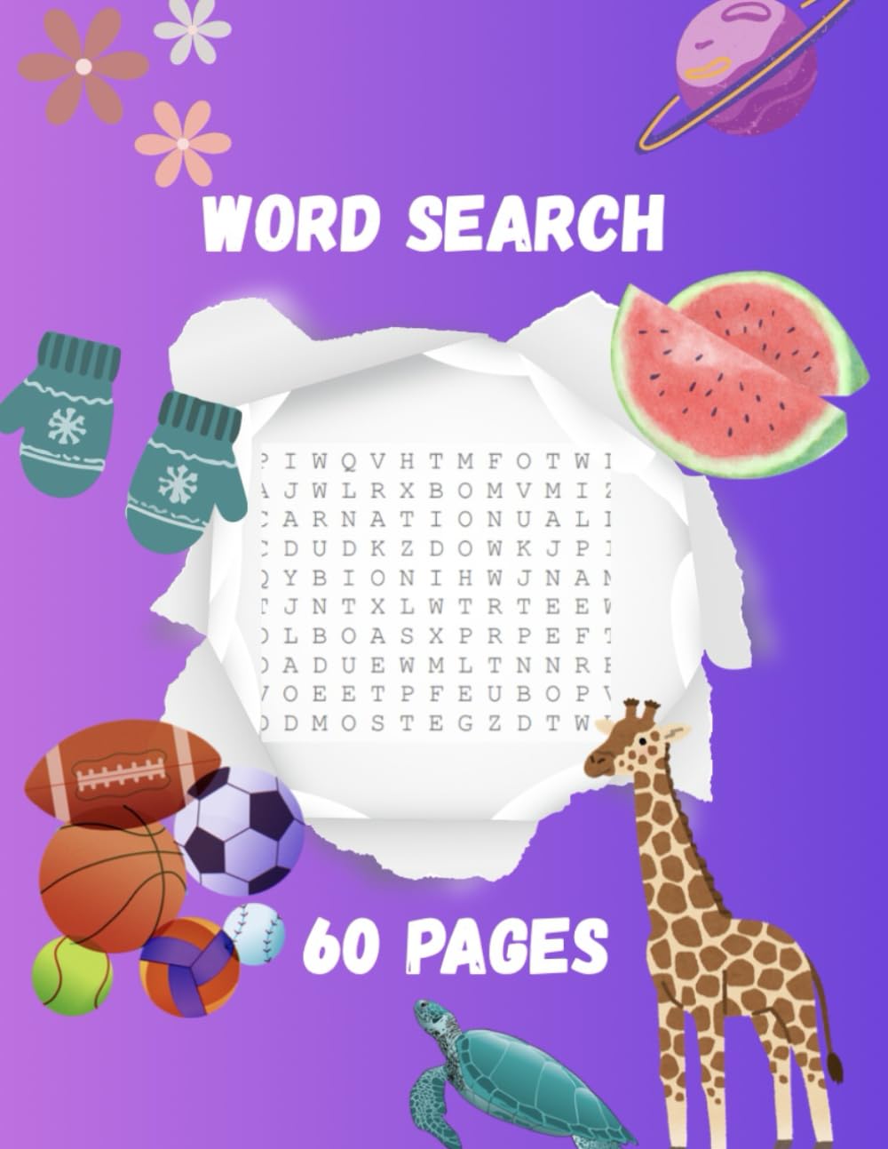 Word Search - 60 Pages