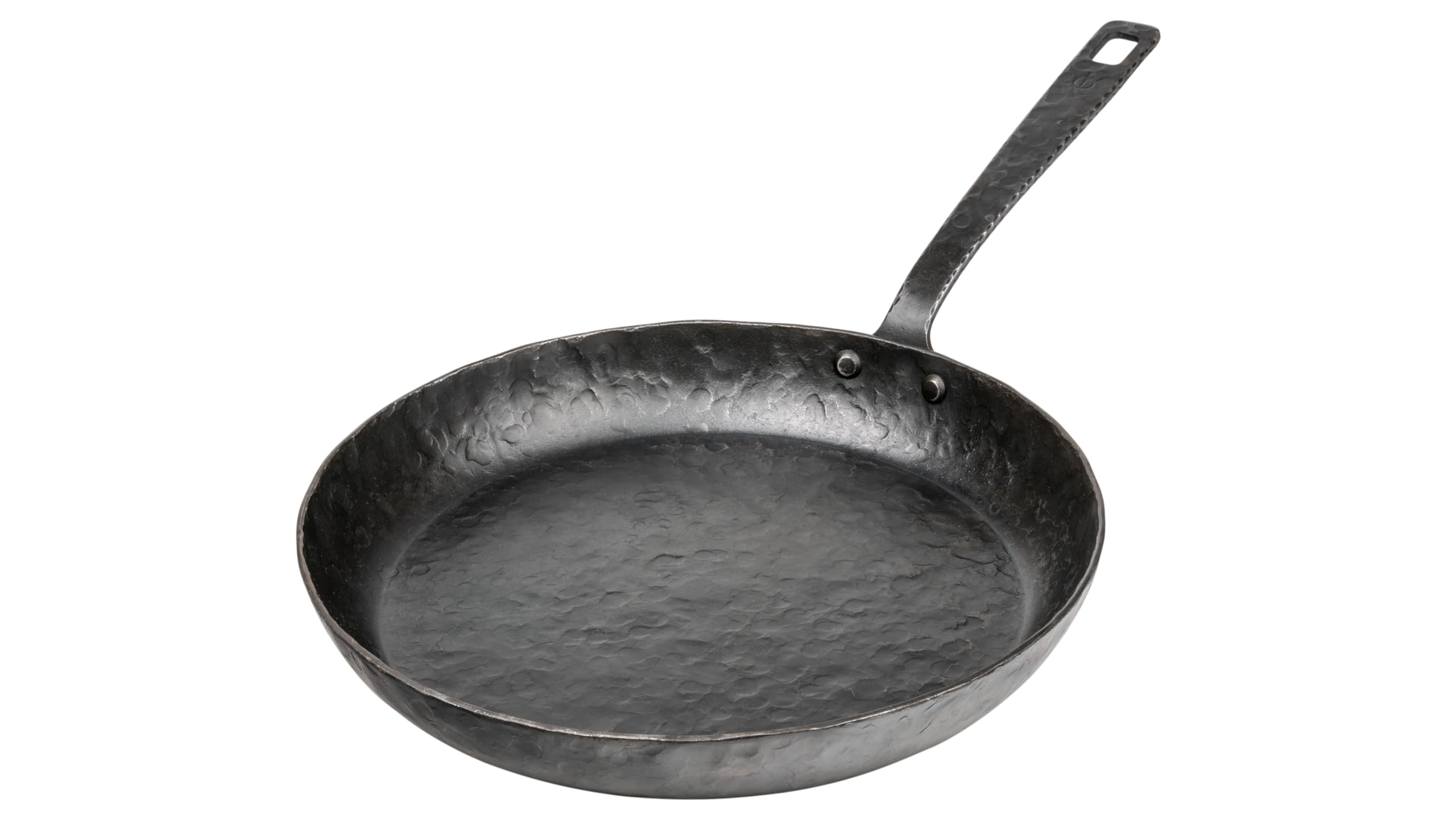 Forged Essentials - Padella in acciaio al carbonio, senza PFAS, adatta a tutti i piani cottura (manico singolo, 28 cm)