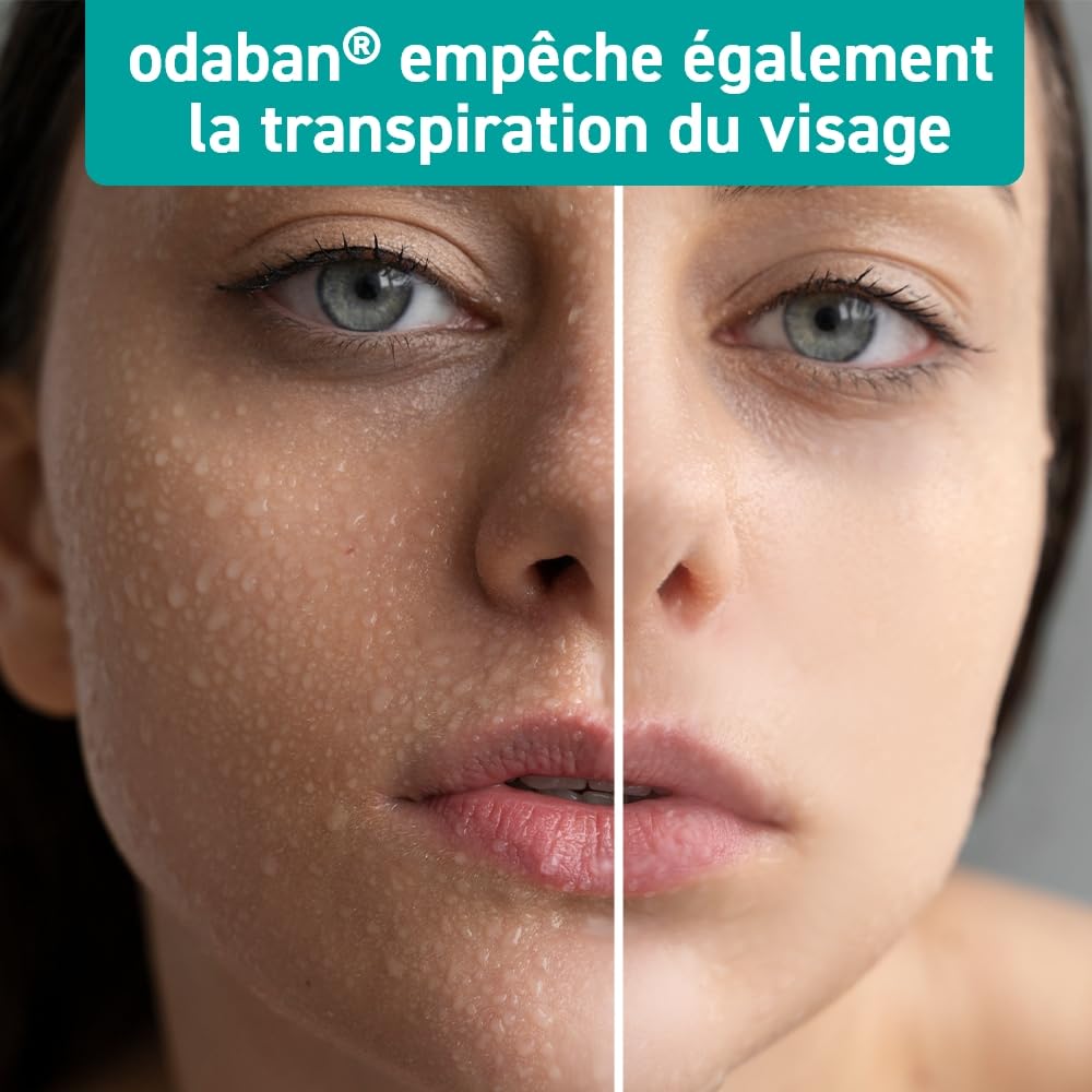 Odaban Gel anti-transpirant 50 ml contre les mains moites, les pieds et la transpiration du visage | Contre les odeurs d'aisselles