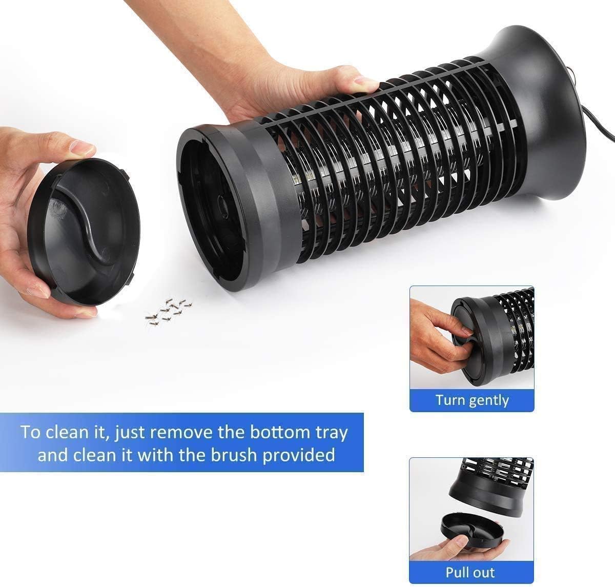 Bug Zapper Strongest Heaviest Duty Mosquito Zapper, Bug Zapper Outdoor, Bug Zapper Indoor, Mosquito Trap, Fly Zapper, Mosquito Killer Safe & Non-Toxic Silent & Effortless Operation for Home and Garden : Garden & Outdoor