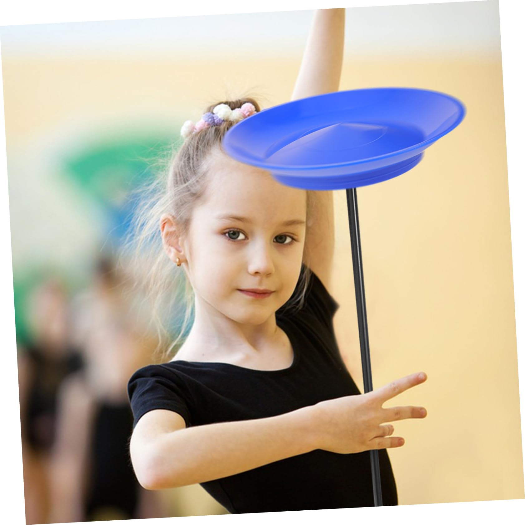 Mikikit Kit Con Piatti Rotanti e Bastoncini in Plastica Per Gare Di Circo e Giochi Di Società Per Ragazza e Adulti Attrezzi Per Stabilità e Street Art