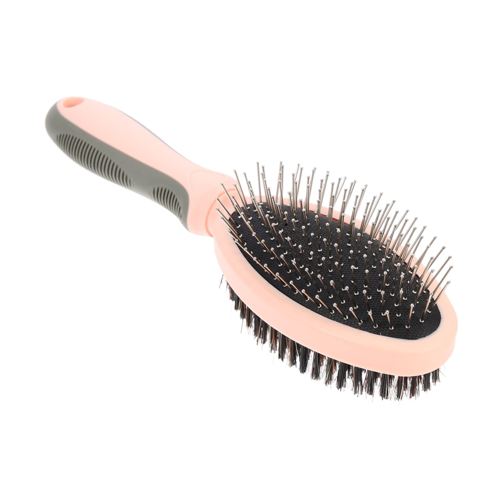POPETPOP Pet Grooming Comb Ergonomic Non Slip Cat Grooming Brush for Efficient Hair Removal Durable Loose Hair Remover with Long Handle for Cats and Puppies Sweet