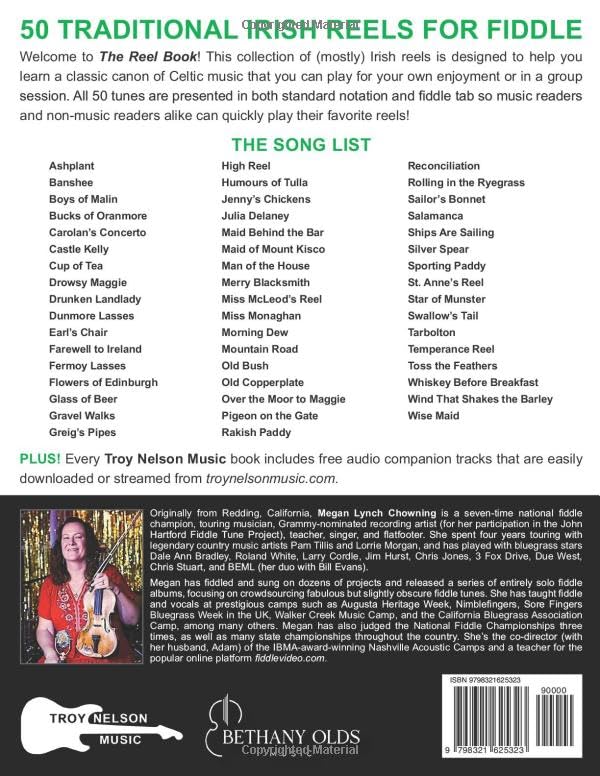 The Reel Book - Fiddle: 50 Traditional Irish Reels for Fiddle or Violin--Includes Standard Notation, Fiddle TAB + Free Audio! (Reel Books) - Image 2