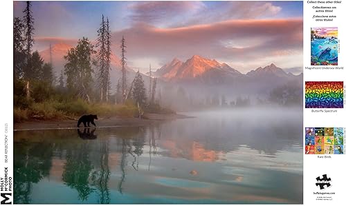 Miniatura 5 de Buffalo Games - Molly McCormick - Reflejo de oso - Rompecabezas de 500 piezas para adultos rompecabezas desafiante perfecto para noches de juego -