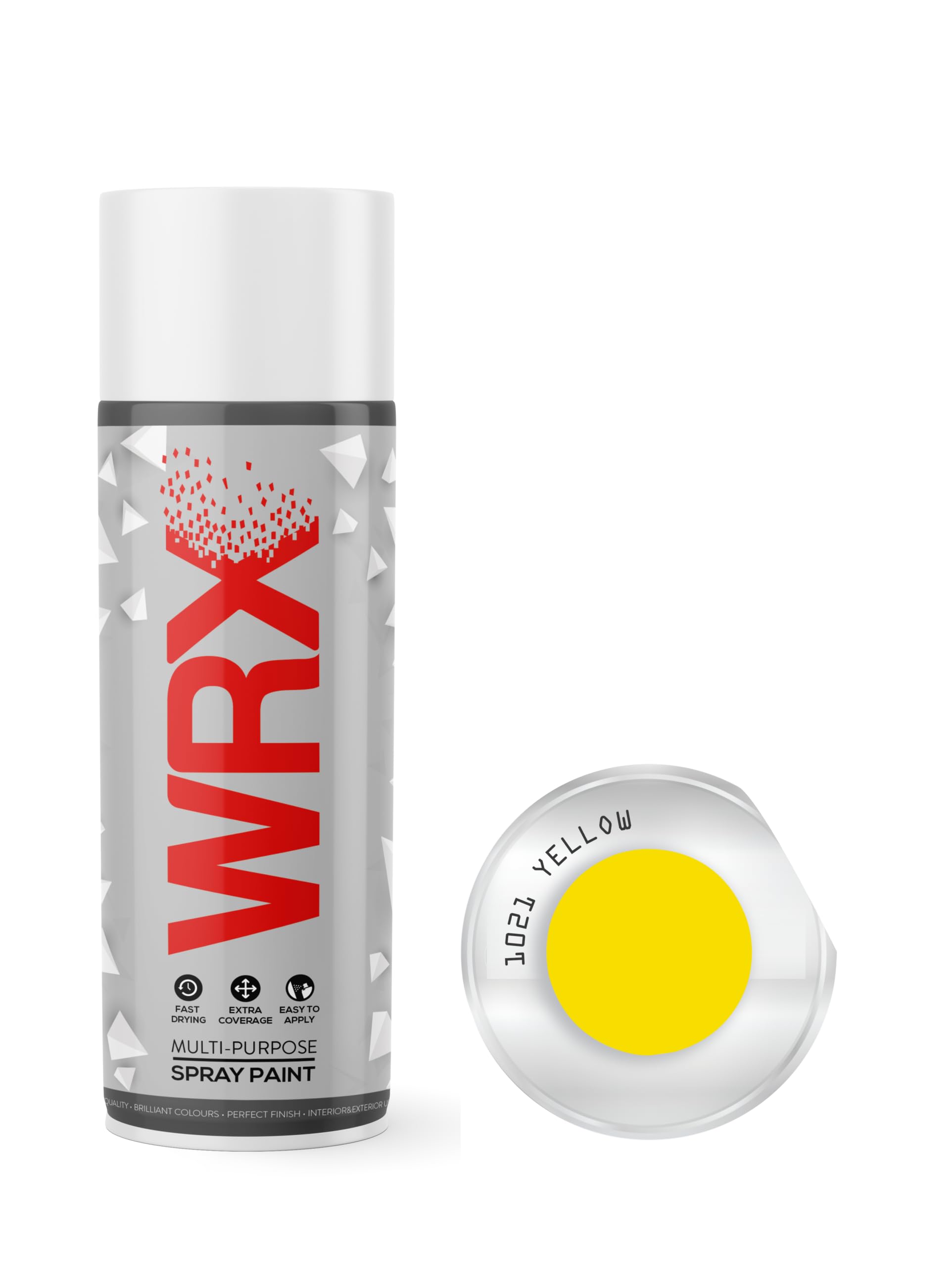 WRX Spray Paint 400 ml - Yellow - Satin Finish 1021 (1)