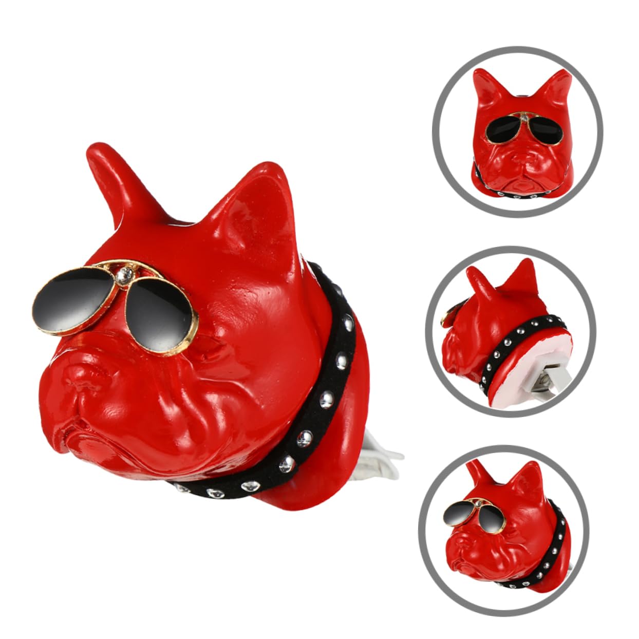 SOLUSTRE 2pezzi Clip Per Auto Forma Di Cane Diffusore Per Aria Ventilata Decorazione Pratica e Resistente Senza Batteria Vapore Per Esperienza e Profumata Ogni Viaggio