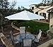 Formosa Covers 9ft Umbrella Replacement Canopy for 6 Ribs in Off White (Canopy only)