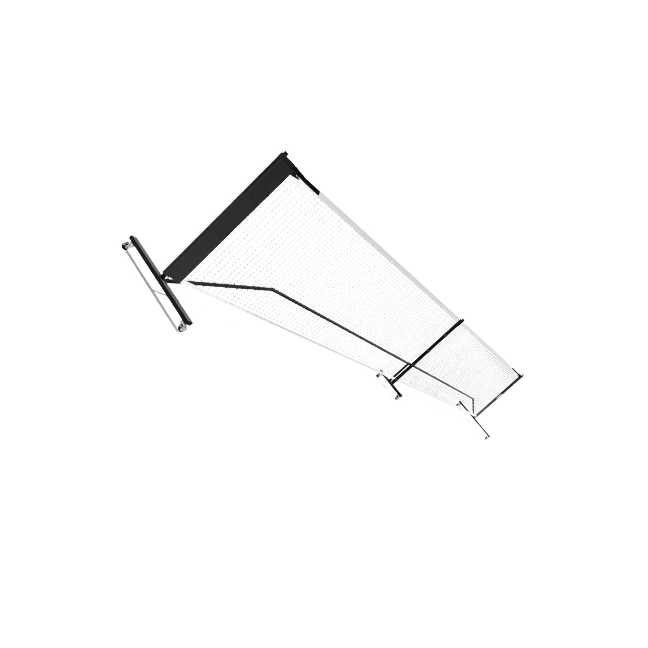 Rete da Tennis regolamentare di Dimensioni Standard con Struttura in Metallo, Montaggio Semplice e Costruzione Durevole, Gioco competitivo, Rete da Badminton da 22 Piedi
