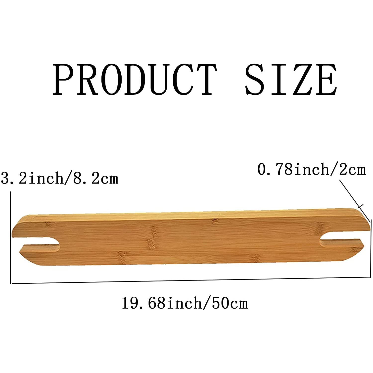 Poggiapiedi per Seggiolone in Legno Naturale Antiscivolo Regolabile - Con Anelli di Gomma, Compatibile Con IKEA Antilop