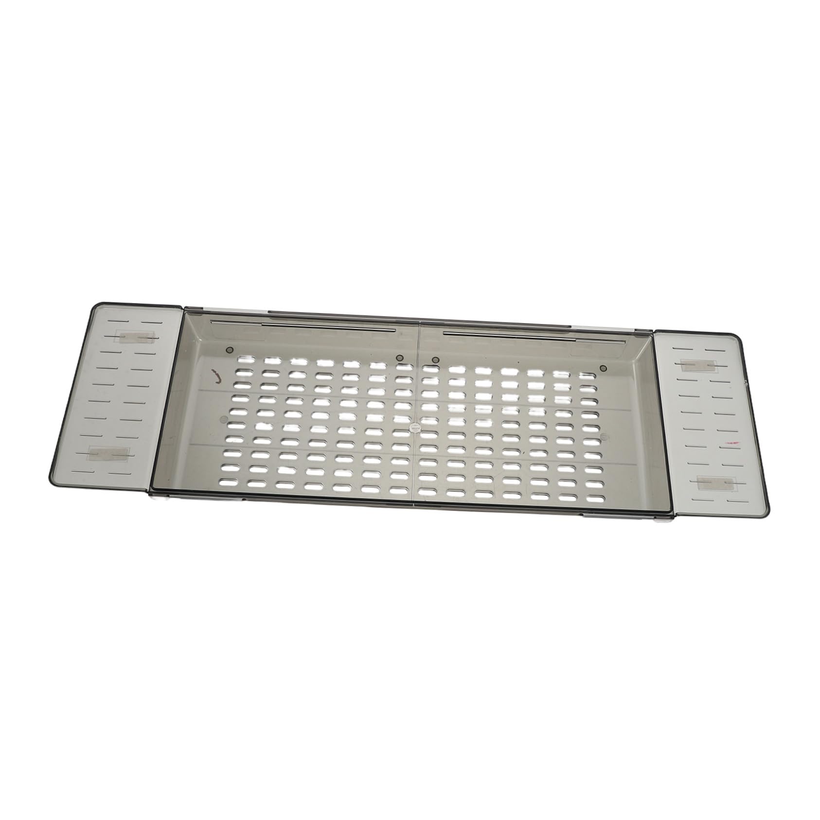Plateau de bain à drainage rapide et étagère de douche ajustable pour shampoing