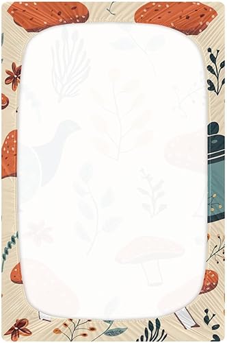 Miniatura 3 de Fitted Crib Sheets Autumn Mushroom Tea Kettle Baby Crib Sheets for Boy & Girl Toddler Mattress Sheets 21216094