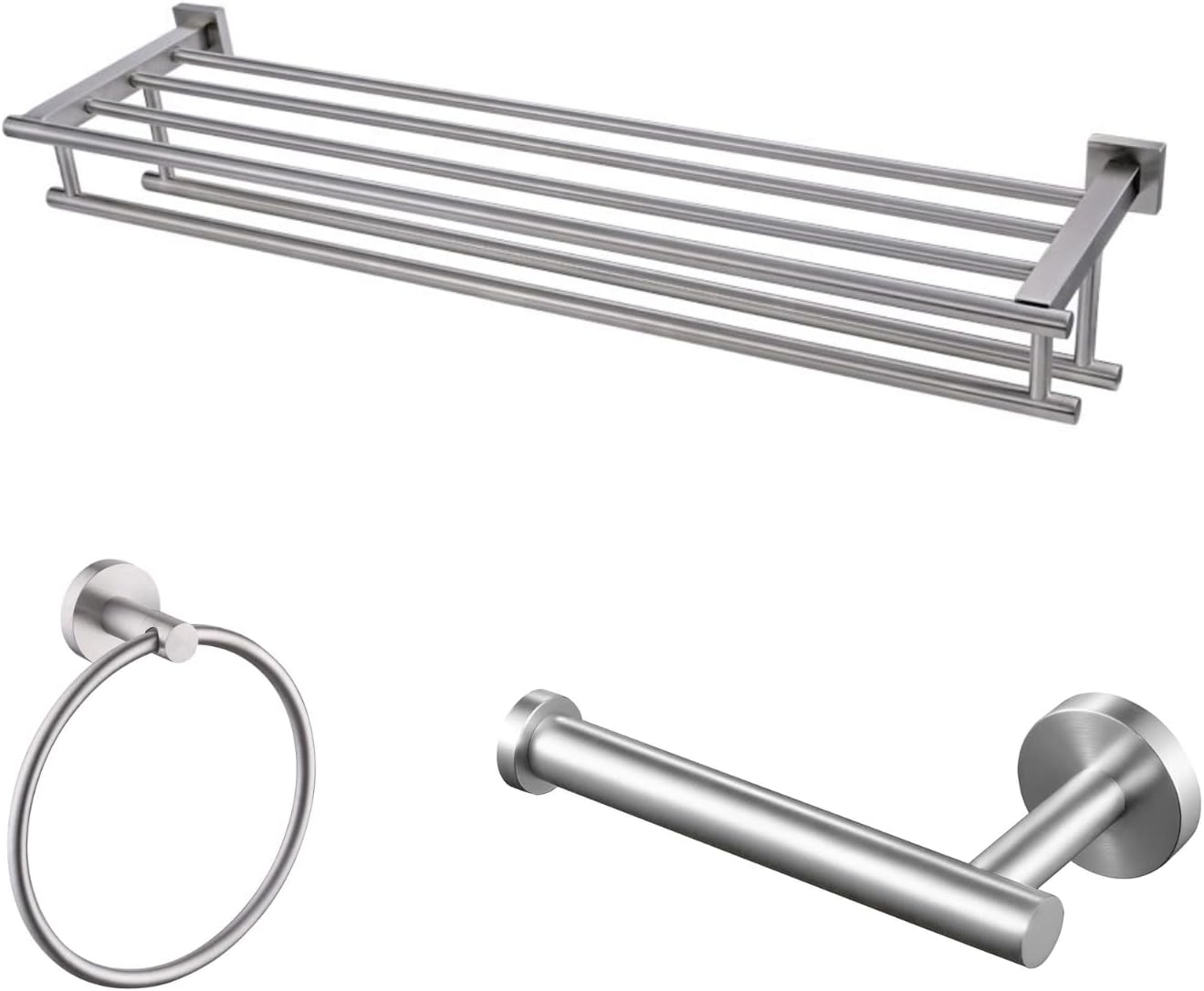 KES Large Towel Rack & Towel Hook & Towel Ring, SUS304