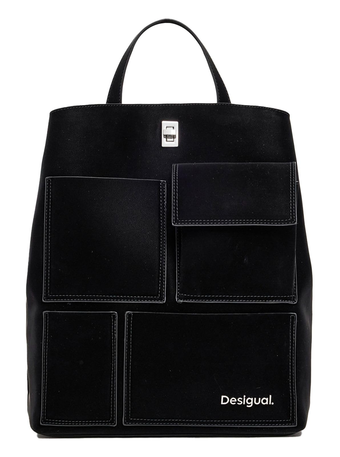 Desigual Pocket Sumy Mini Backpack Black